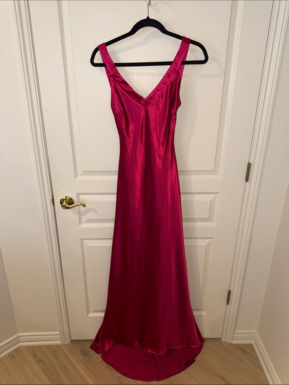 Lulu's Bright Fuchsia Slip Dress